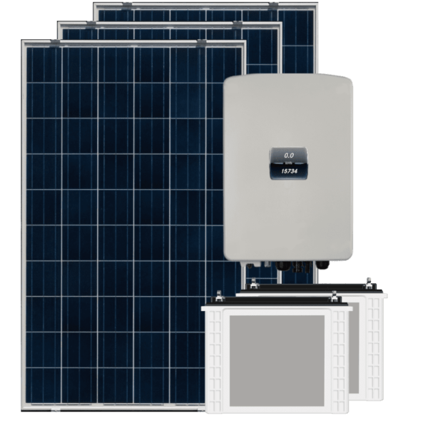 off grid solar panel with inverter and battery